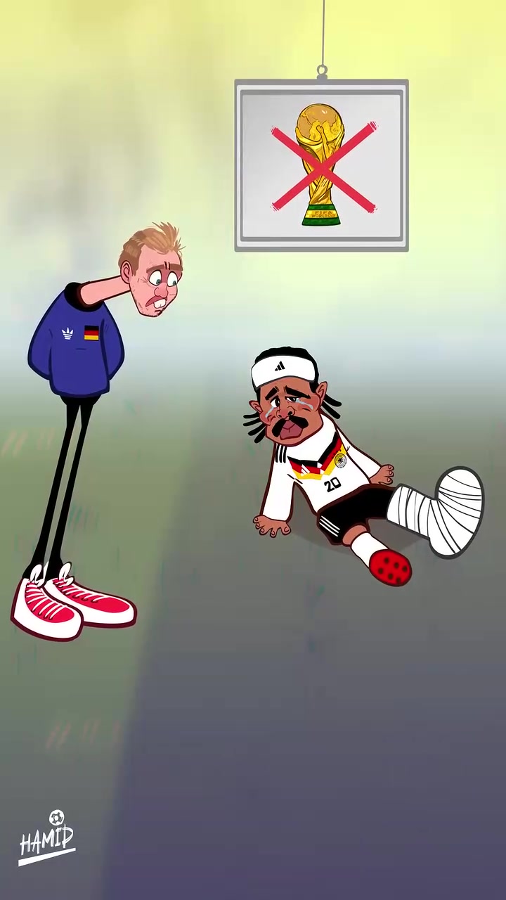 【足球】心碎！外网动画：已确认或可能缺席世界杯的球员！