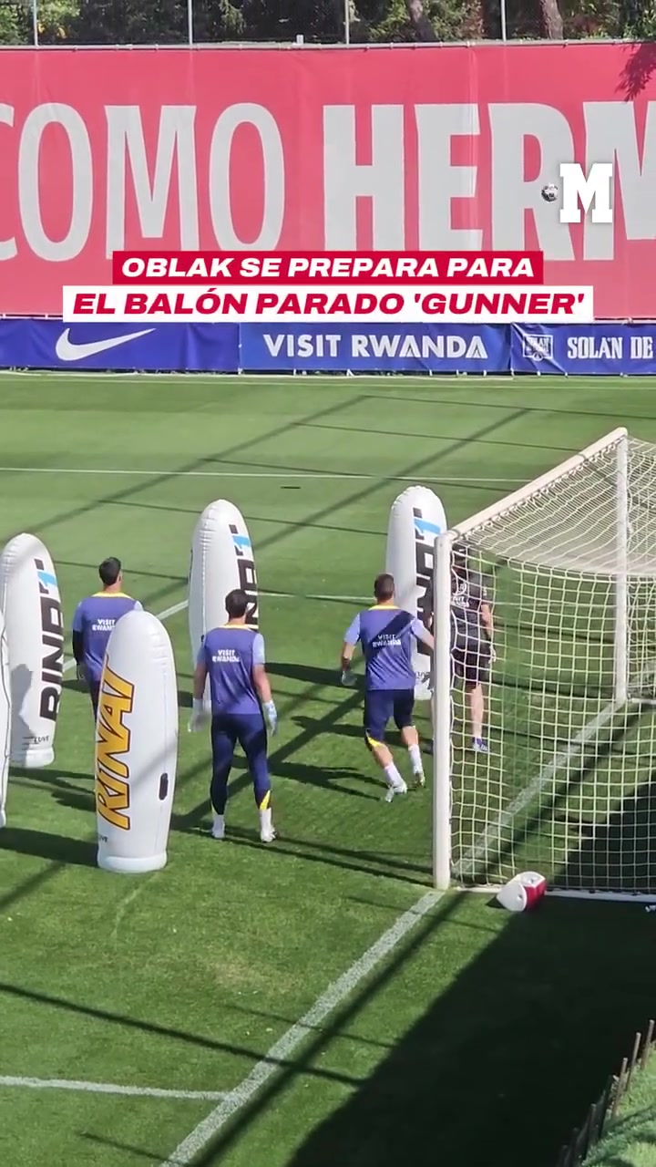 [欧冠]针对性训练！马竞门将练习扑角球