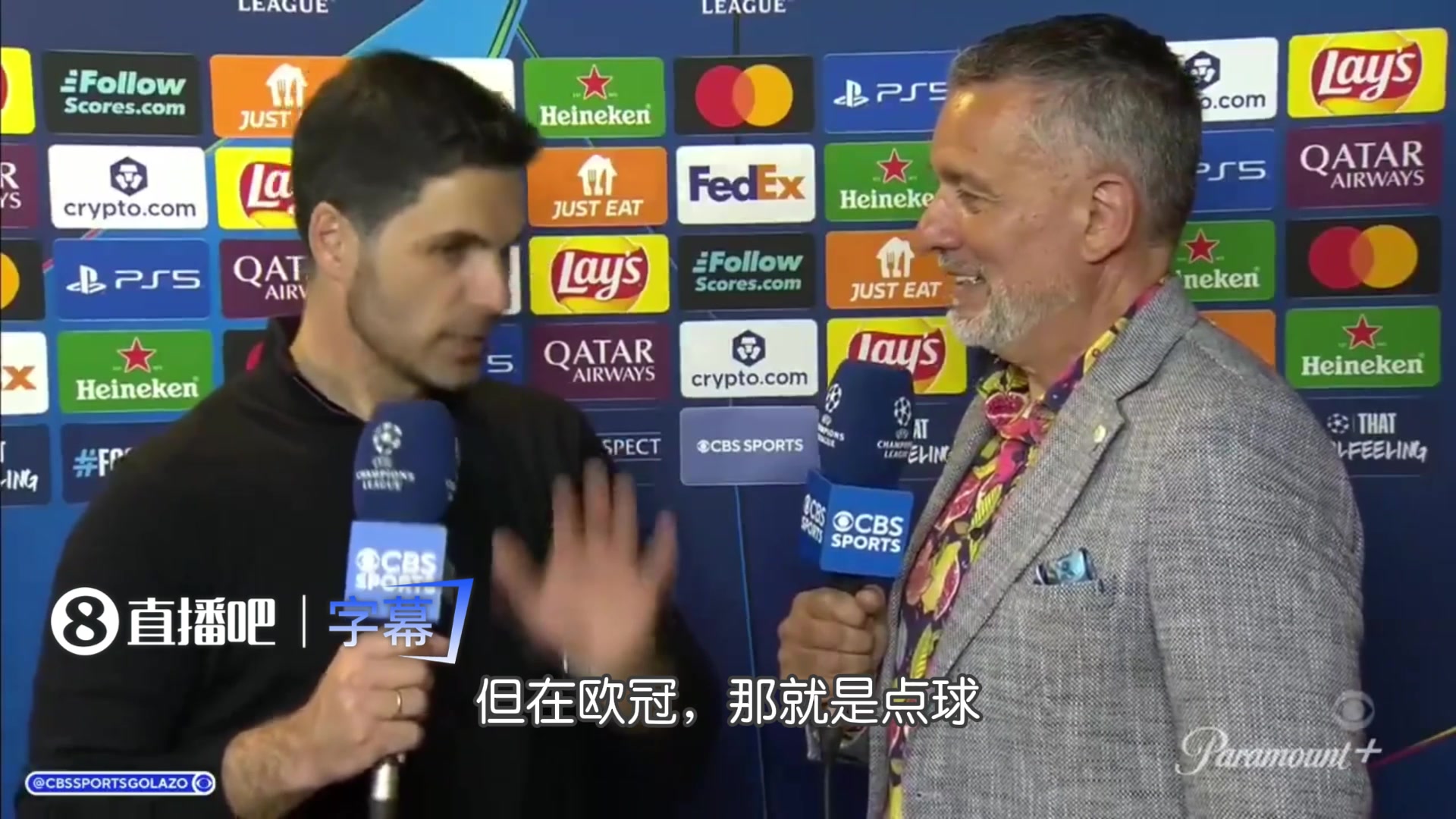 [视频/集锦]阿尔特塔谈本·怀特手球：在英超中这不算点球，但在欧冠就算