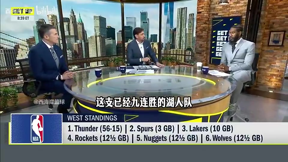 [视频]香珀特曾谈：詹姆斯是冲着总冠军去的，但次轮打不赢雷霆
