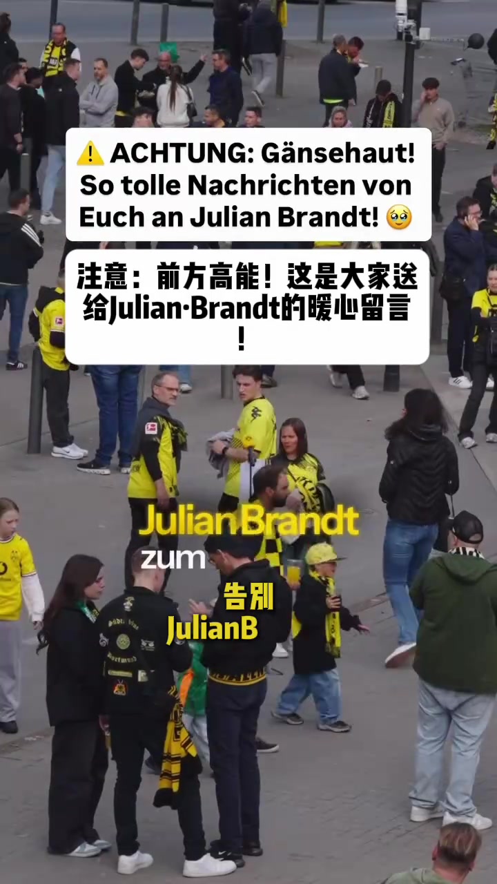 【今日视频】时间不会说谎！多特球迷们给布兰特的暖心留言！