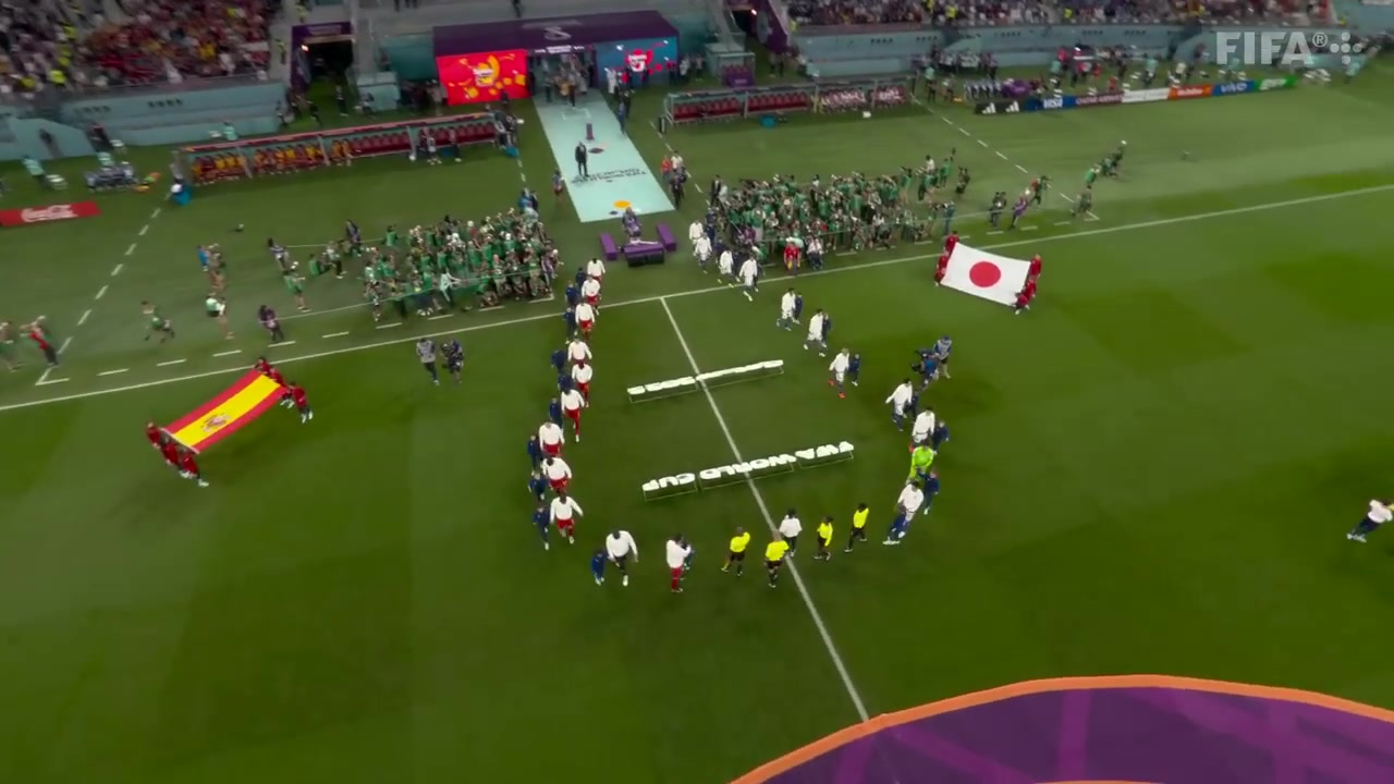 [值得一看]日本世界杯经典时刻：2-1西班牙，小组头名从“死