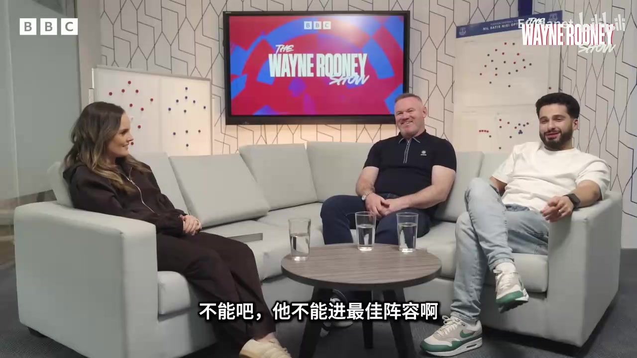 【英超】铁粉！鲁尼在节目中把约克雷斯放入赛季最佳阵容和最佳球