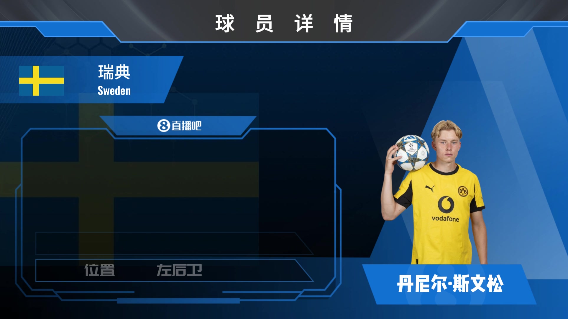 多特边卫斯文松集锦：可客串中场！攻强于守的左边翼