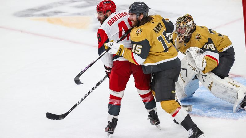 06月07日NHL总决赛G3 卡罗莱纳飓风4 - 5维加斯金骑士 全场集锦