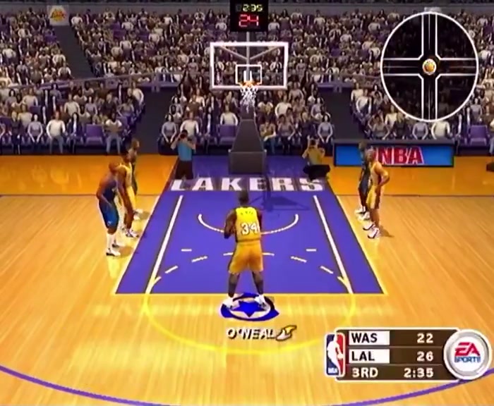 有吧友玩过吗?NBA2003 Live里第罚球竟是这样,比2K难啊 有吧友玩过吗?NBA2003 Live里第罚球竟是这样,比2K难啊