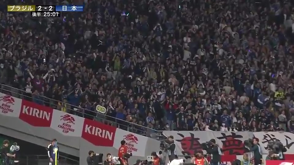 [值得一看]去年日本让二追三反超巴西！上田绮世角球机会头球破门！