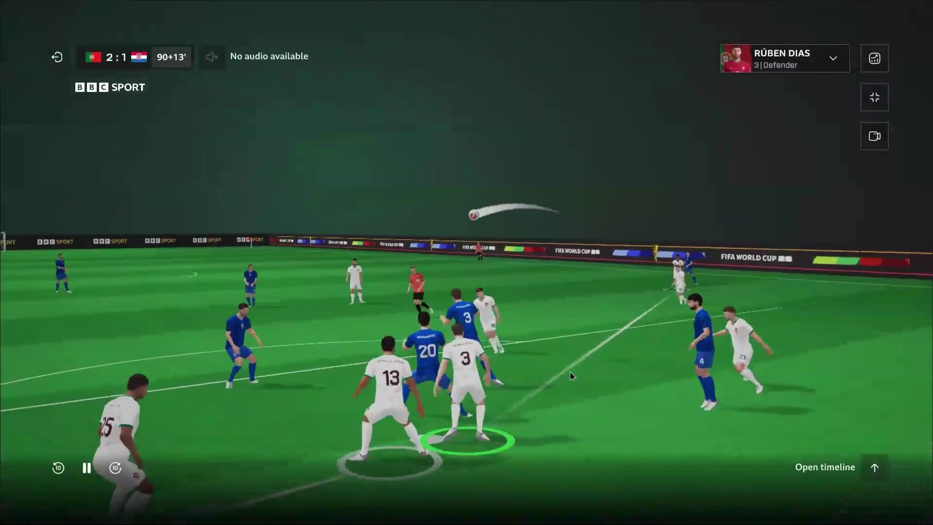 【克罗地亚】BBC用3D动画模拟克罗地亚的绝平进球