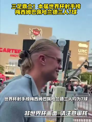 【值得一看】白热化！本届世界杯射手榜，梅西姆巴佩哈兰德三人七球！