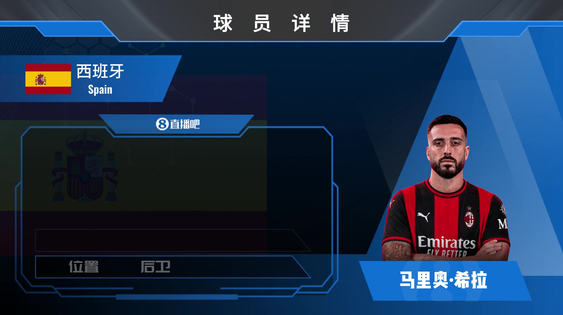 HWG！AC米兰3000w欧签下蓝鹰后卫希拉