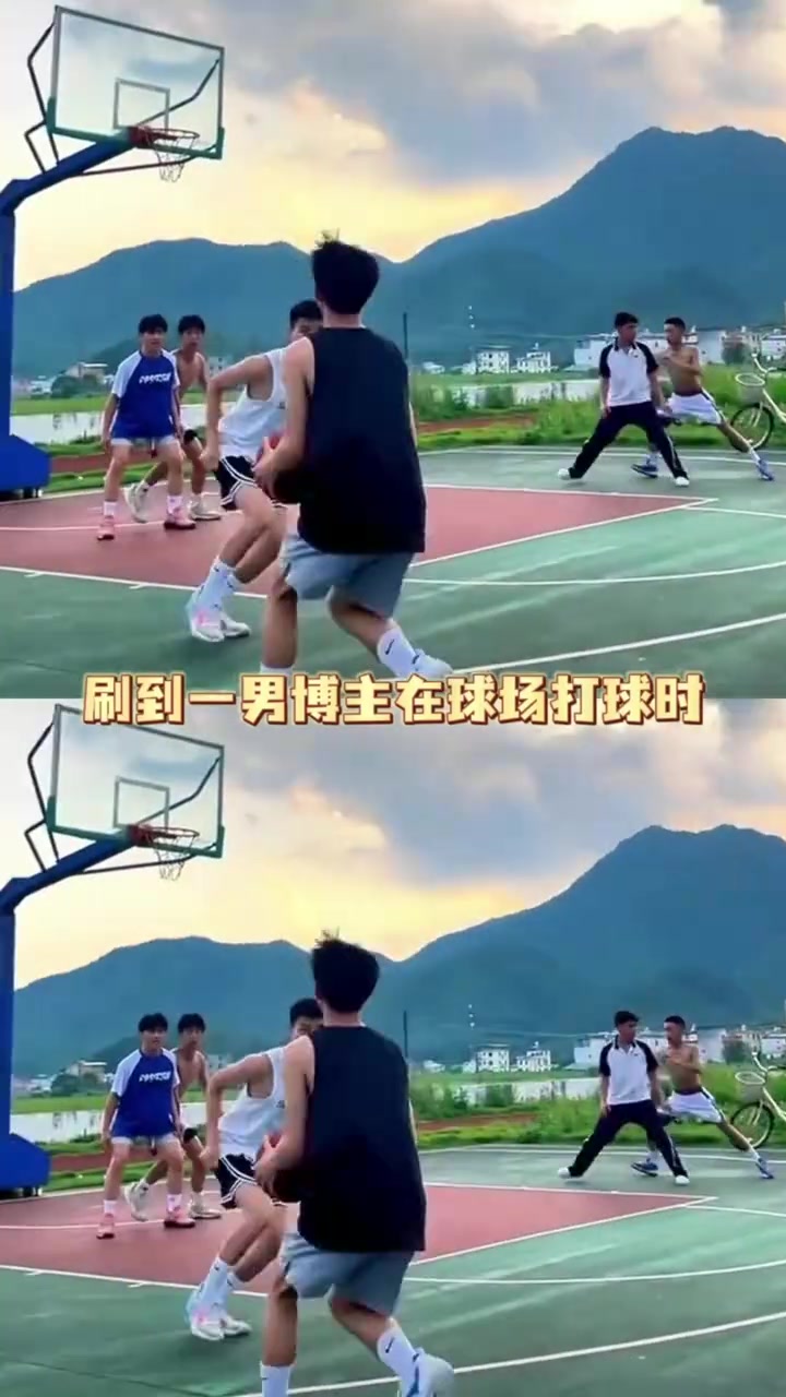 [推荐]网友分享当男生打球有美女在场的时候，太形象了