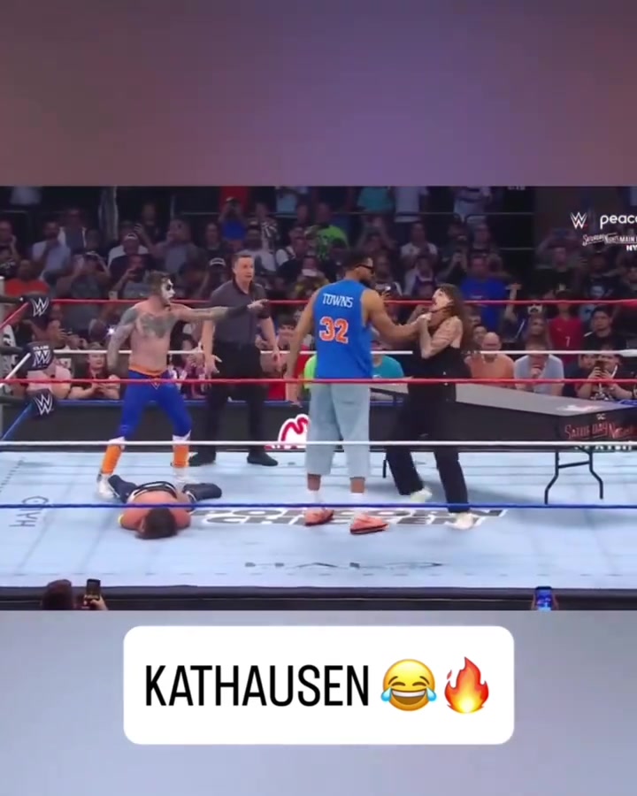 【推荐】打球只是副业?唐斯 WWE 首秀霸气十足... 【推荐】打球只是副业?唐斯 WWE 首秀霸气十足...