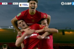 联赛杯-兰克希尔精彩勾射破门 米德尔斯堡1-0雷克瑟姆