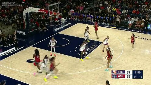WNBA常规赛 菲尼克斯水星 75 - 95 华盛顿神秘人 全场集锦