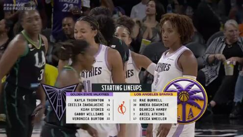 WNBA常规赛 金州女武神 84 - 78 洛杉矶火花 全场集锦
