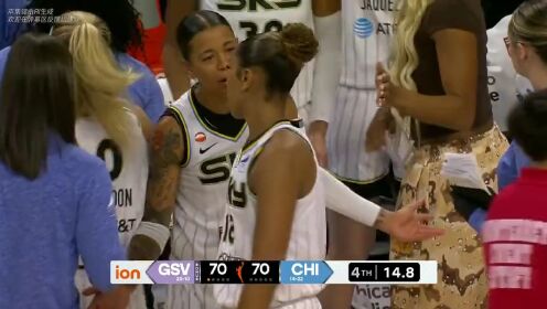 WNBA常规赛 金州女武神 70 - 73 芝加哥天空 全场集锦
