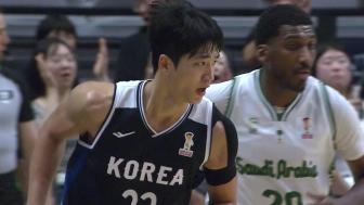 08月31日N男篮世亚预阶段二 韩国男篮85-72沙特阿拉伯男篮 全场集锦