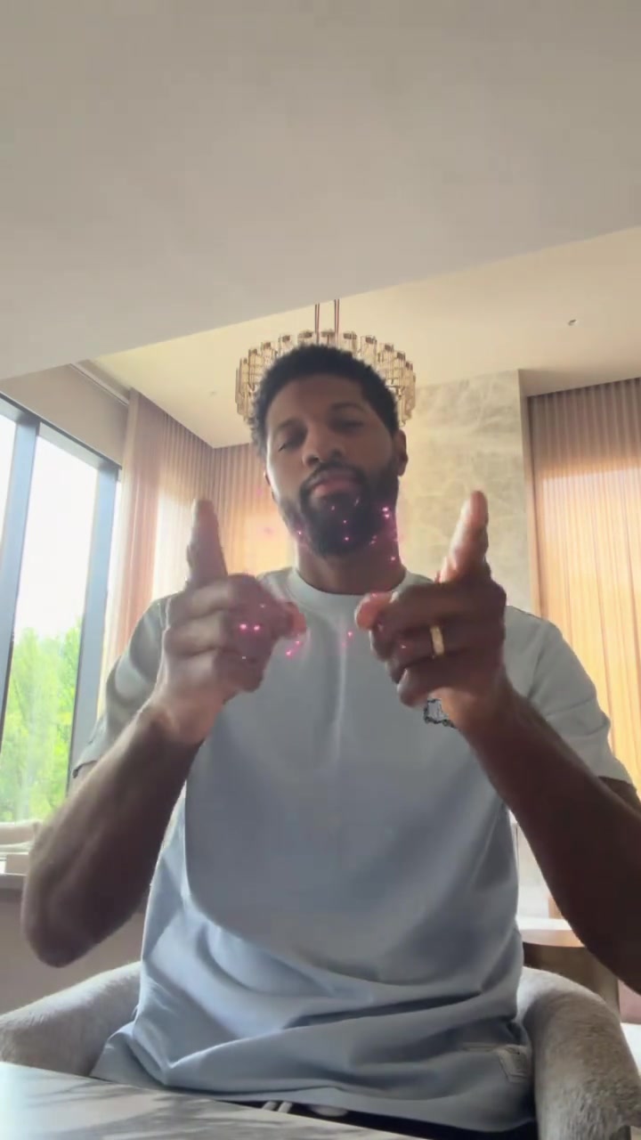 NBA球星保罗乔治跳手势舞？还向中国粉丝发起挑战