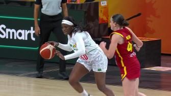 女篮世界杯小组赛A组 马里女篮 82 - 73 西班牙女篮 全场集锦