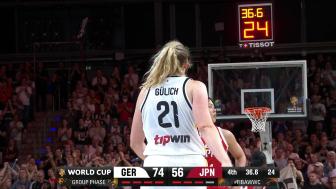 09月06日女篮世界杯小组赛A组 德国女篮74-58日本女篮 全场集锦