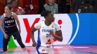 09月06日女篮世界杯小组赛B组 法国女篮95-69韩国女篮 全场集锦