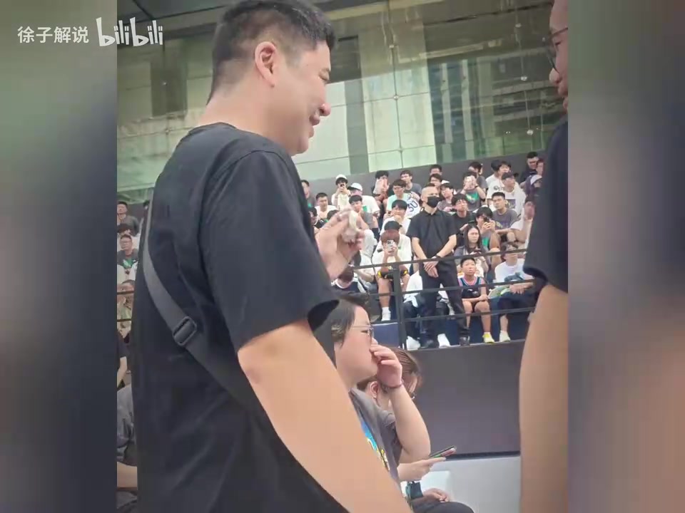 大史和徐静雨，史诗级会面！在库里中国行现场畅聊