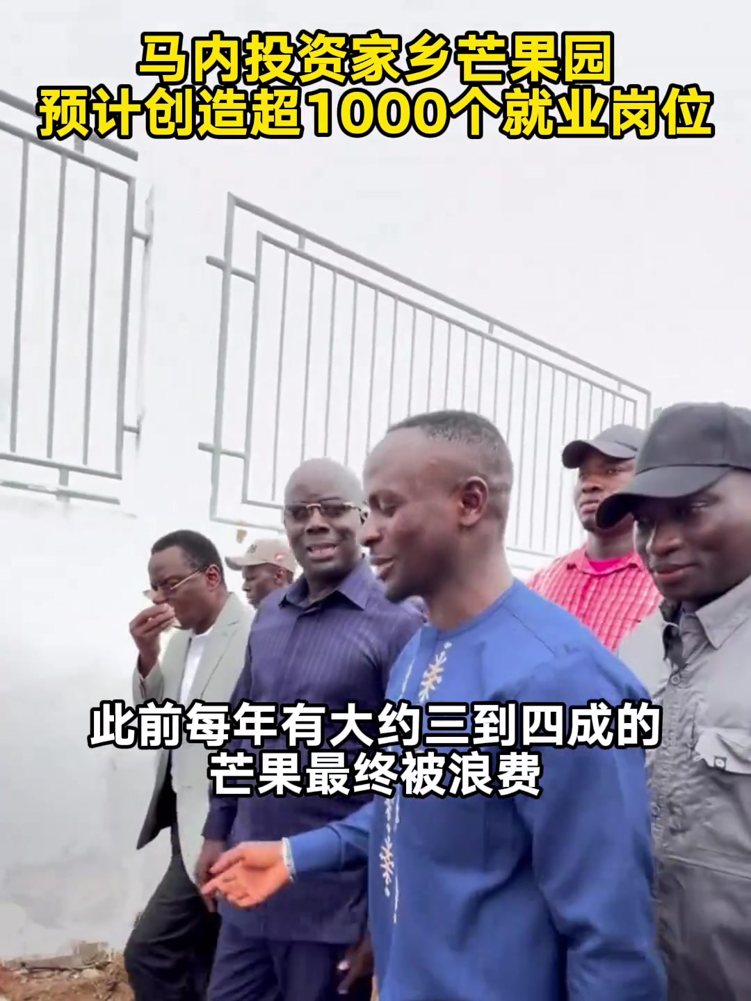 出人头地不忘家乡！马内投资家乡芒果园，预计创造1000个岗位