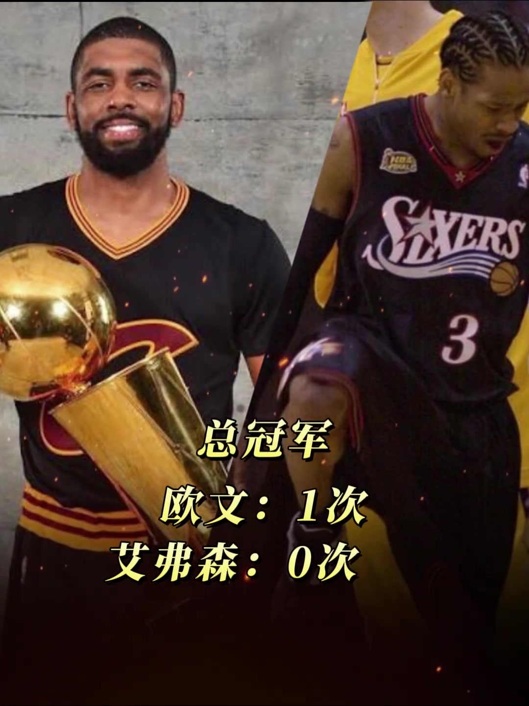 [赛事瞬间]欧文如果和艾弗森进行百分大战谁能赢下比⭐赛