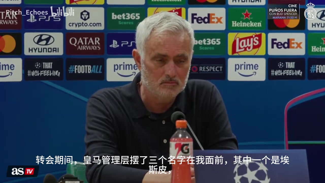 [瞬间剪辑视频]穆里尼奥：你很难让姆巴佩不踢，让埃斯皮首发，但我会给机会！