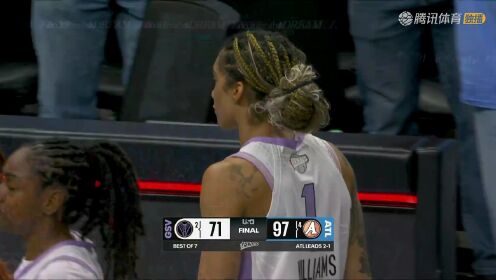 10月22日WNBA总决赛G3 金州女武神 71 - 97 亚特兰大梦想 集锦