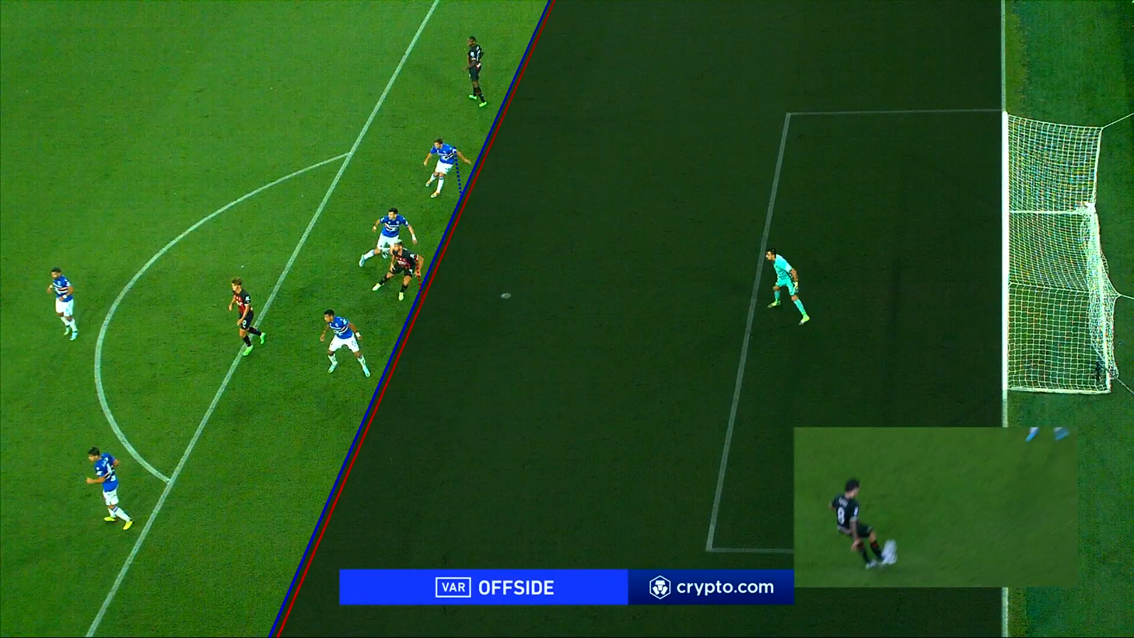 半场-梅西亚斯破门CDK进球被吹 AC米兰1-0领先桑普