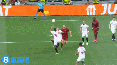 半场-迪巴拉破门曼奇尼助攻拉基蒂奇中柱 罗马1-0领先塞维利亚